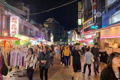 Korean side street in Busan