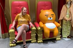 Keely visited the Line Friends store